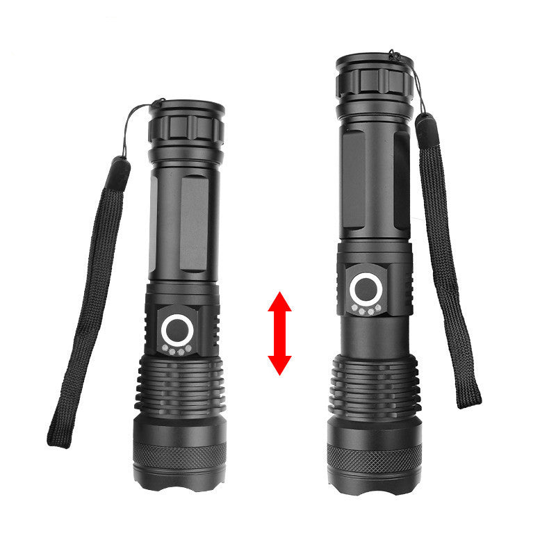 P50 USB Rechargeable Zoom Flashlight