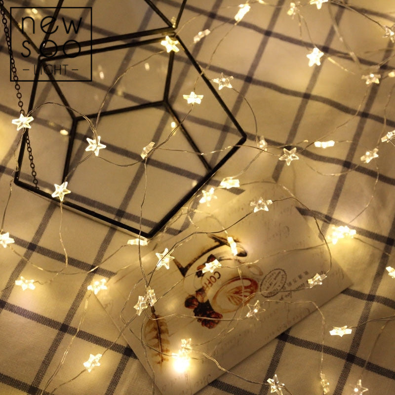 Copper Wire Starry LED Decorative String Lights