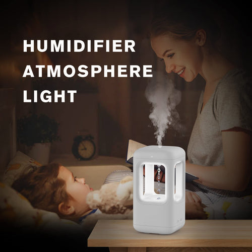 Anti-Gravity Water Drop Humidifier with LED Ambient Light