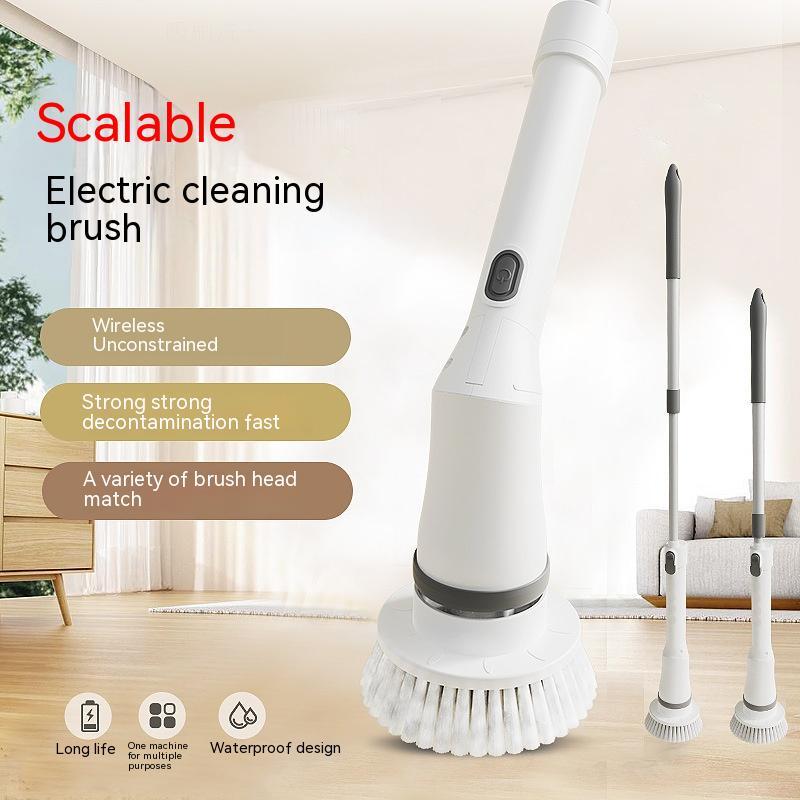 Telescopic Electric Wall Cleaning Scrubber