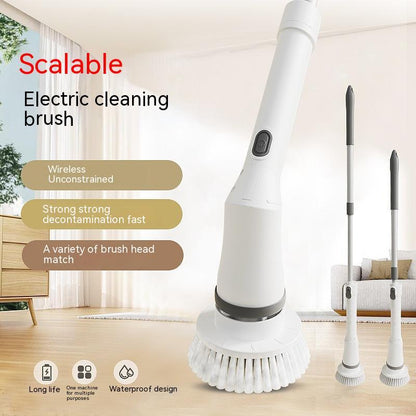 Telescopic Electric Wall Cleaning Scrubber