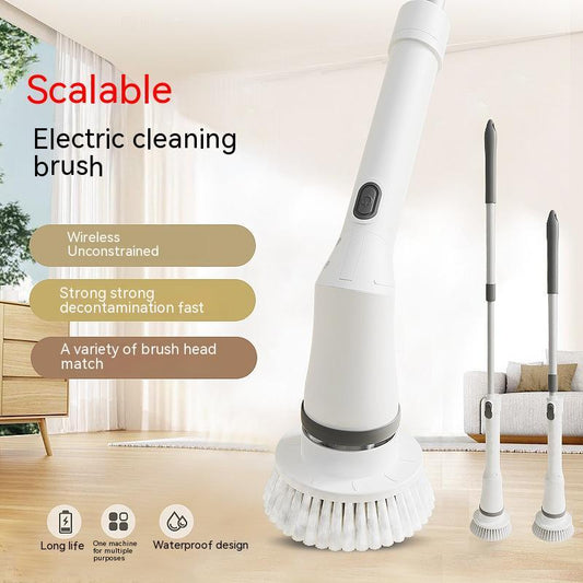Telescopic Electric Wall Cleaning Scrubber