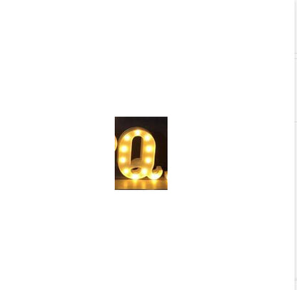 LED Alphabet & Number Marquee Night Light