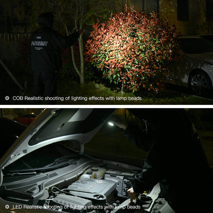 COB High-Brightness Emergency Keychain Work Light