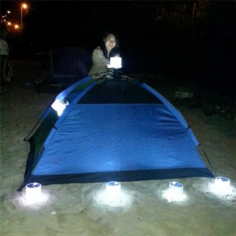 Foldable Inflatable Solar LED Camping Lantern