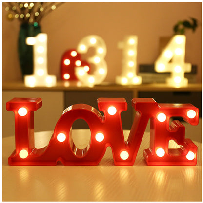LED Alphabet & Number Marquee Night Light