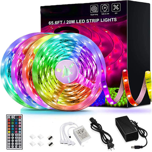 5050 RGB Flexible LED Strip Lights with Controller