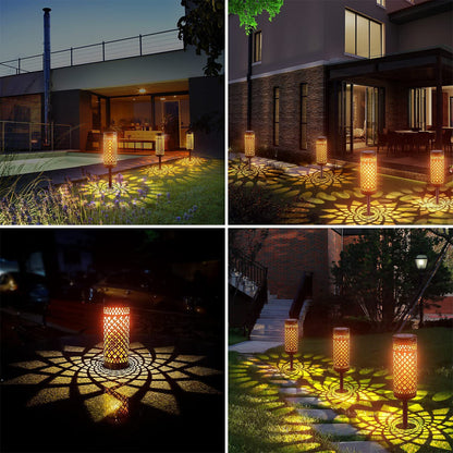 Metal Solar Waterproof Decorative Lawn Lamp