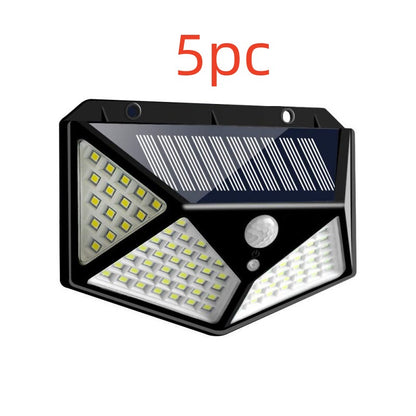 Luminária de parede solar LED para exterior