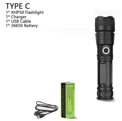 XHP70.2 High-Power USB Rechargeable Flashlight