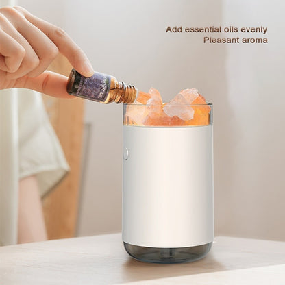 Crystal Salt Stone Ultrasonic Aroma Diffuser with LED