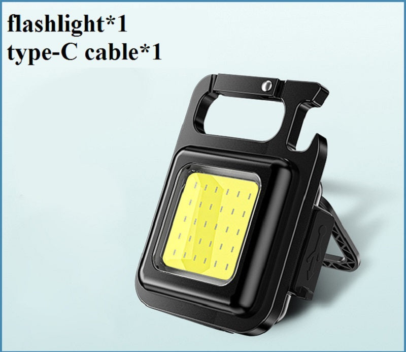COB Rechargeable Keychain Flashlight