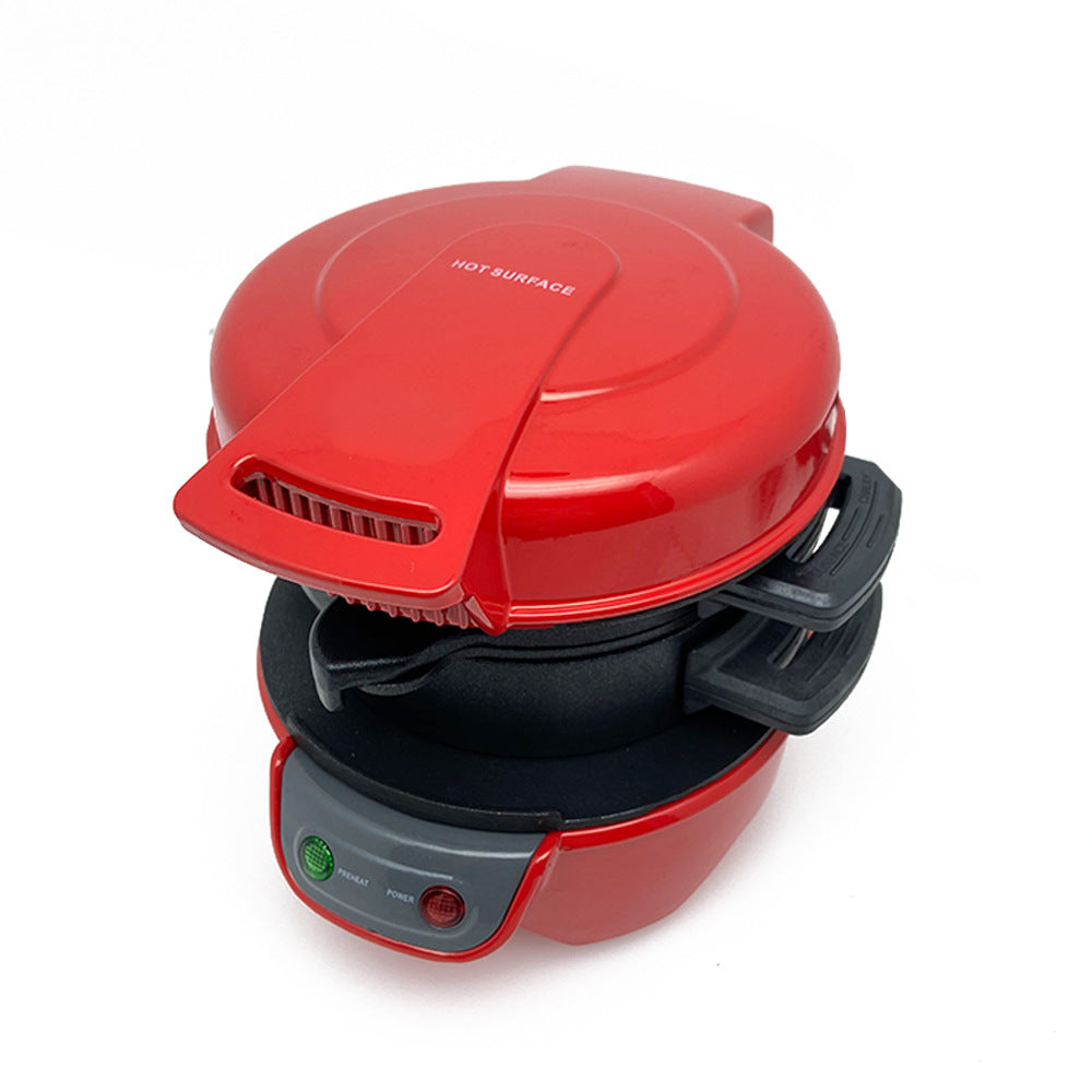 Electric Sandwich & Waffle Breakfast Maker