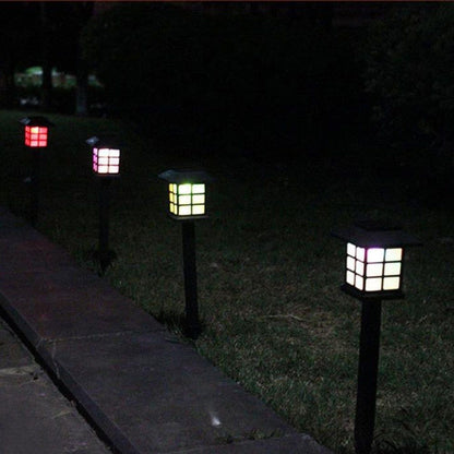 Solar Square LED Lawn Light
