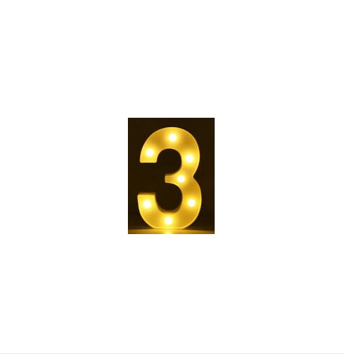 LED Alphabet & Number Marquee Night Light
