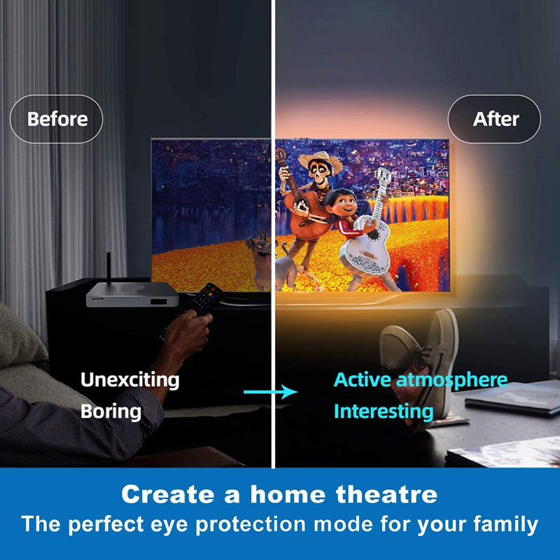 5050 RGB Flexible LED Strip Lights with Controller