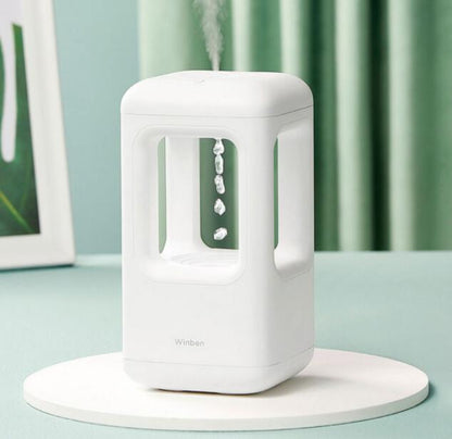 Anti-Gravity Water Drop Humidifier with LED Ambient Light