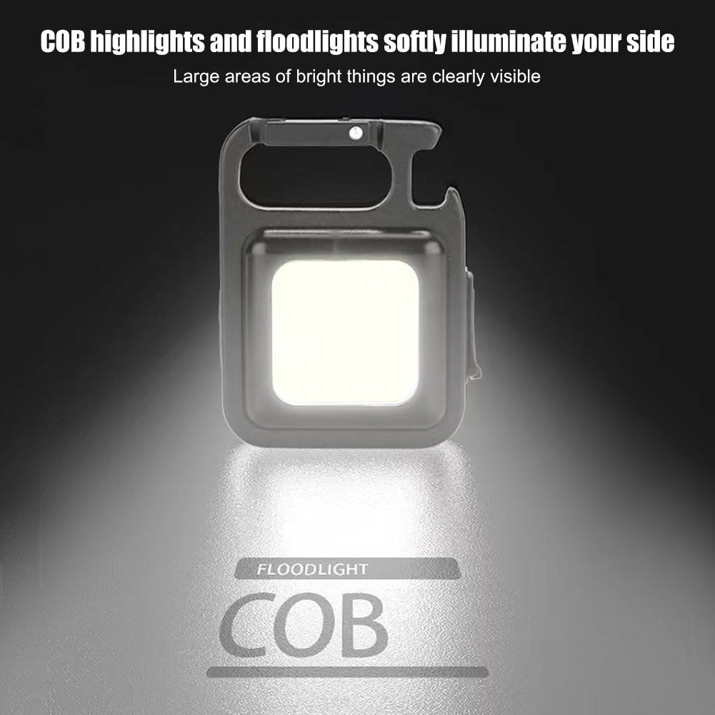COB Rechargeable Keychain Flashlight