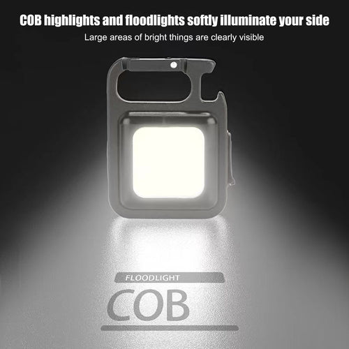 COB Rechargeable Keychain Flashlight