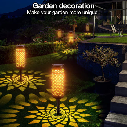 Metal Solar Waterproof Decorative Lawn Lamp