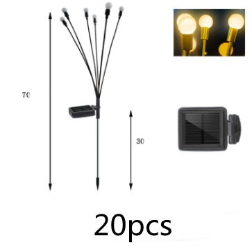 Solar Firefly Garden Stake Lights