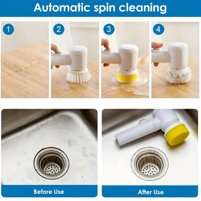 USB Rechargeable Electric Spin Scrubber