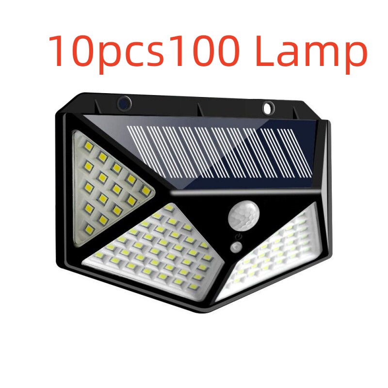 Luminária de parede solar LED para exterior