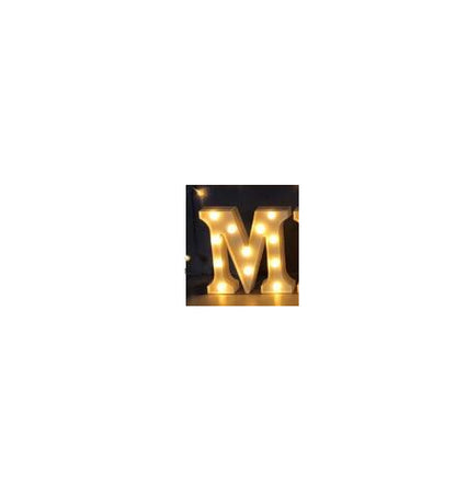 LED Alphabet & Number Marquee Night Light