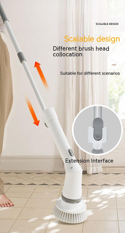 Telescopic Electric Wall Cleaning Scrubber