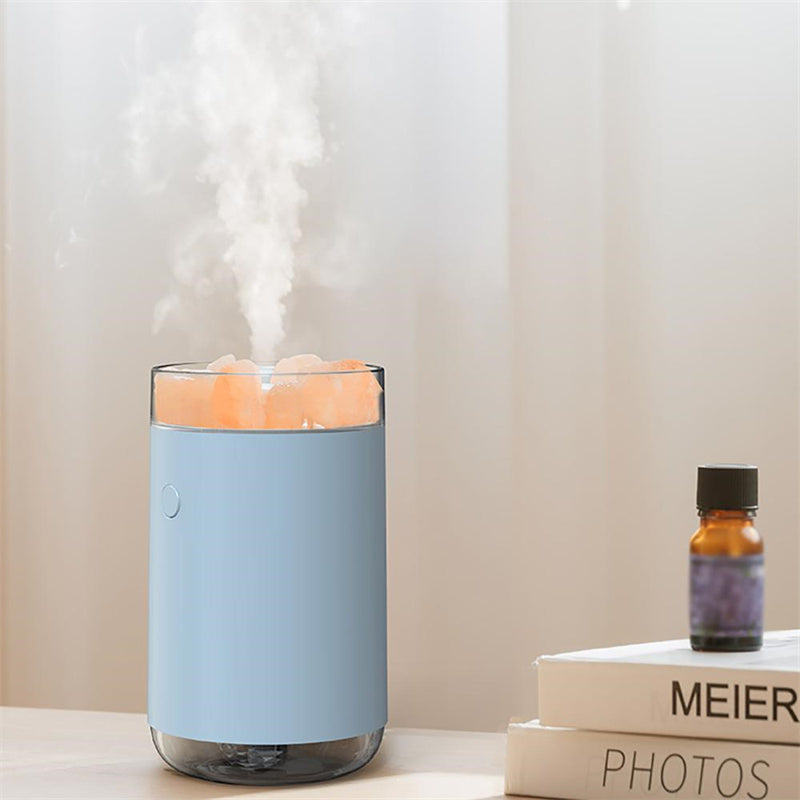 Crystal Salt Stone Ultrasonic Aroma Diffuser with LED
