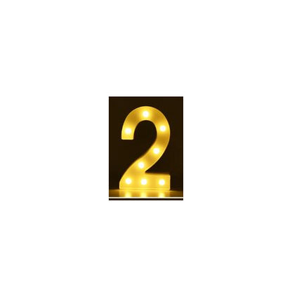 LED Alphabet & Number Marquee Night Light
