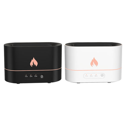 Flame Aromatherapy Humidifier with Ambient LED Light