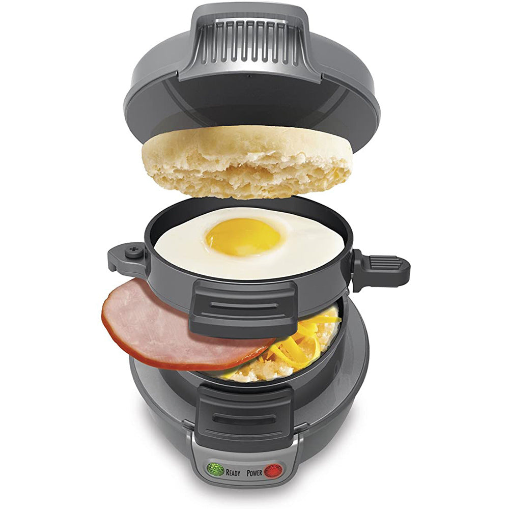 Electric Sandwich & Waffle Breakfast Maker