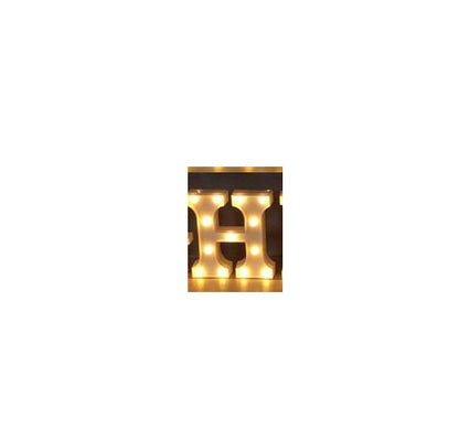 LED Alphabet & Number Marquee Night Light
