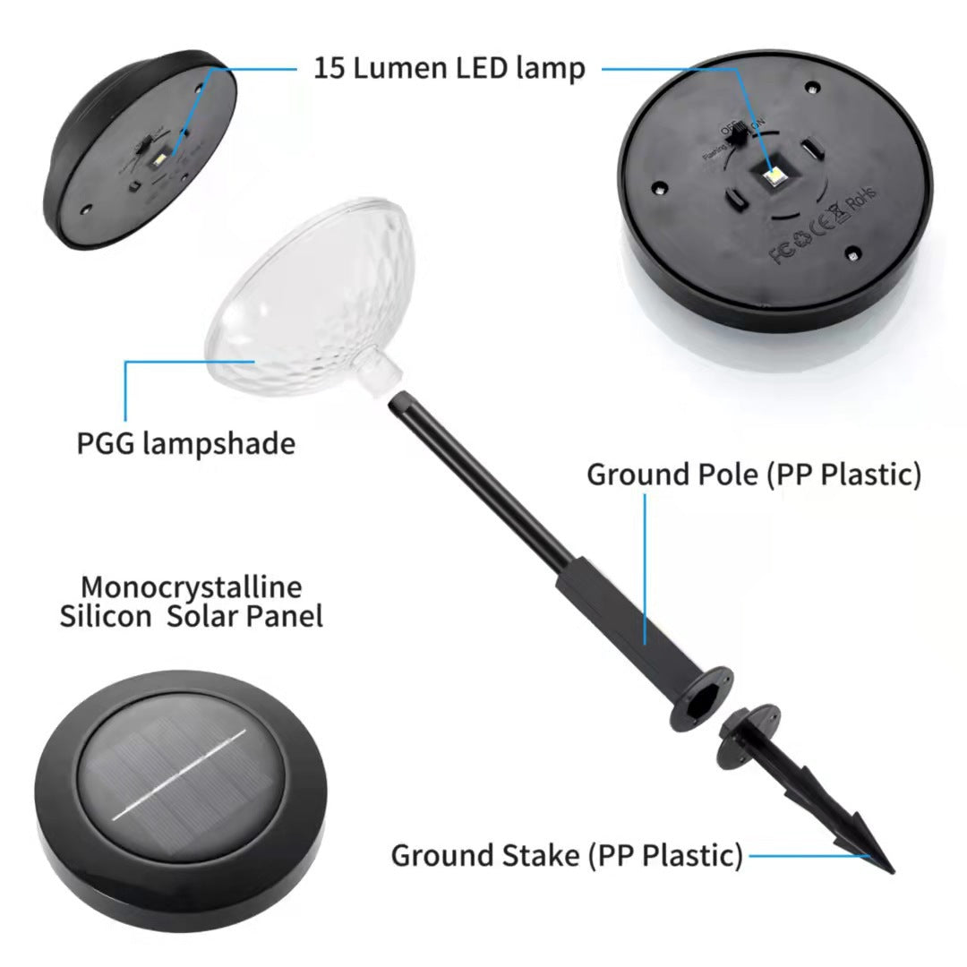 Solar Projection Water Droplet Lawn Lights