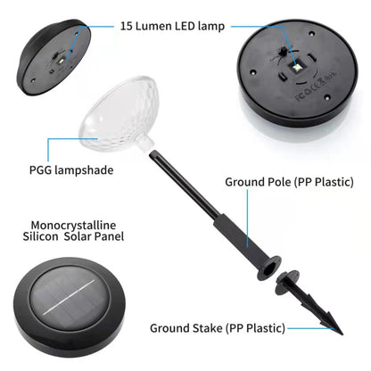 Solar Projection Water Droplet Lawn Lights