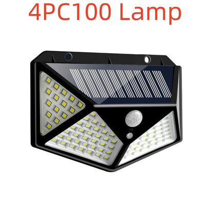 Luminária de parede solar LED para exterior