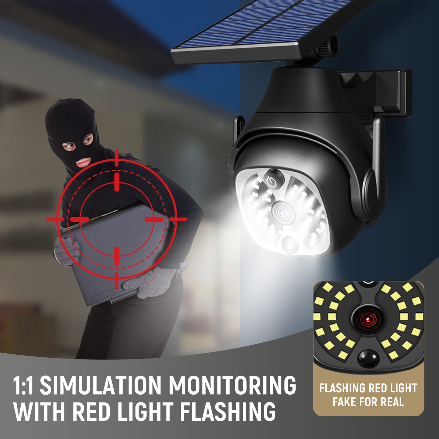 Solar Motion Sensor Outdoor Street Light