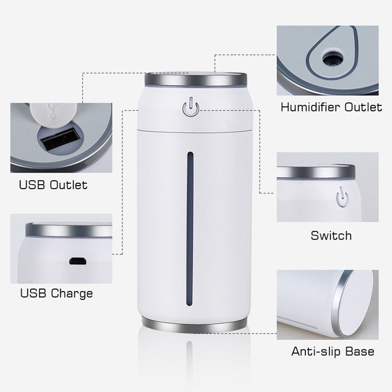 220ml Mini USB Car Aroma Diffuser