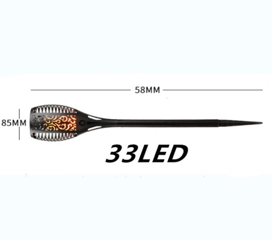 IP65 Solar Tiki Torch Flickering Garden Light