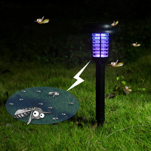 Solar LED Bug Zapper & Garden Lamp