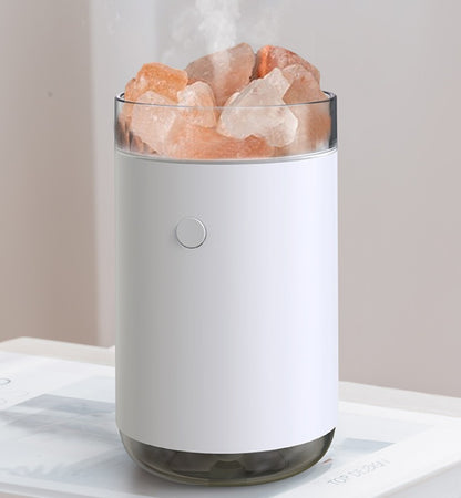 Crystal Salt Stone Ultrasonic Aroma Diffuser with LED